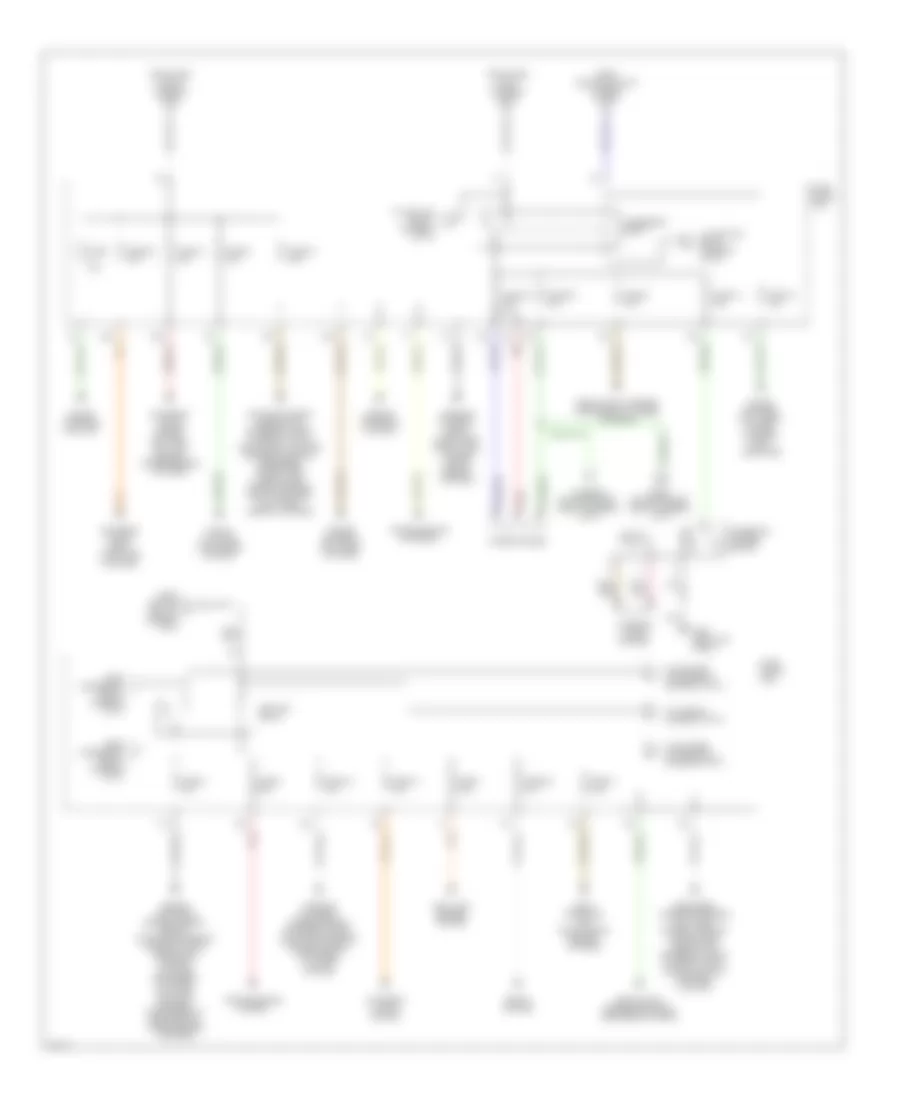 Power Distribution Wiring Diagram 2 of 3 for Infiniti QX4 2001