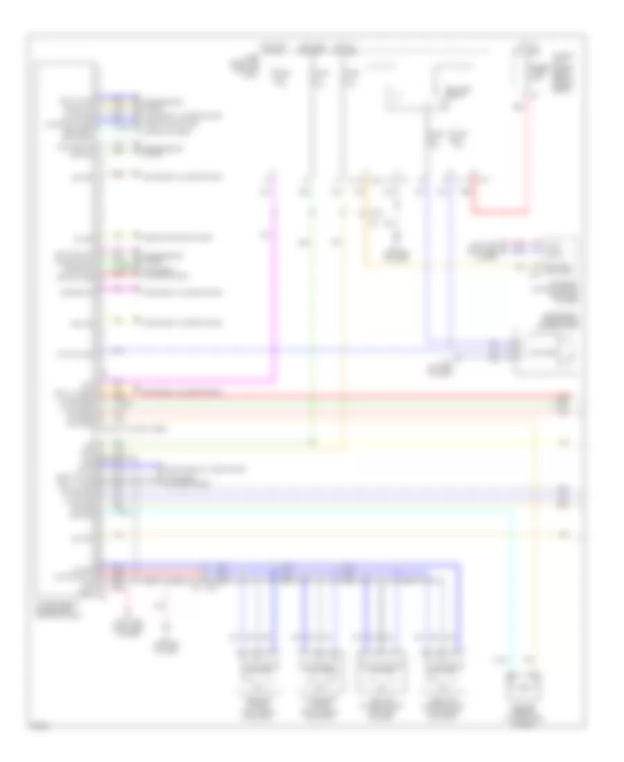 3 7L Automatic A C Wiring Diagram 1 of 2 for Infiniti QX70 2014