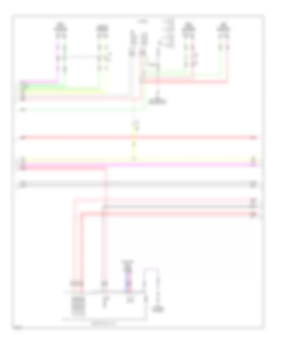 Navigation Wiring Diagram (3 of 6) for Infiniti QX70 2014