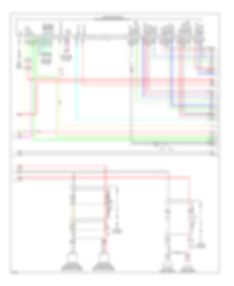 Navigation Wiring Diagram 4 of 6 for Infiniti QX70 2014