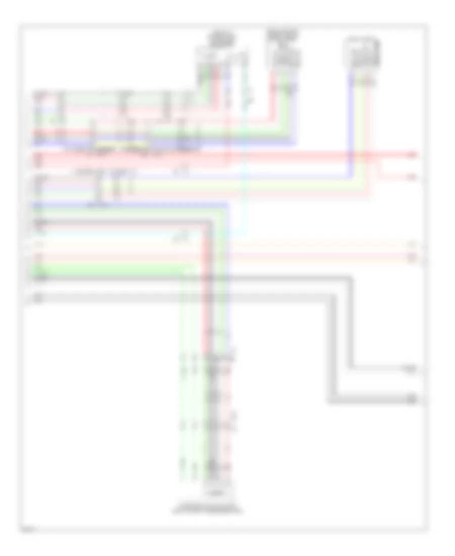 Navigation Wiring Diagram (5 of 6) for Infiniti QX70 2014