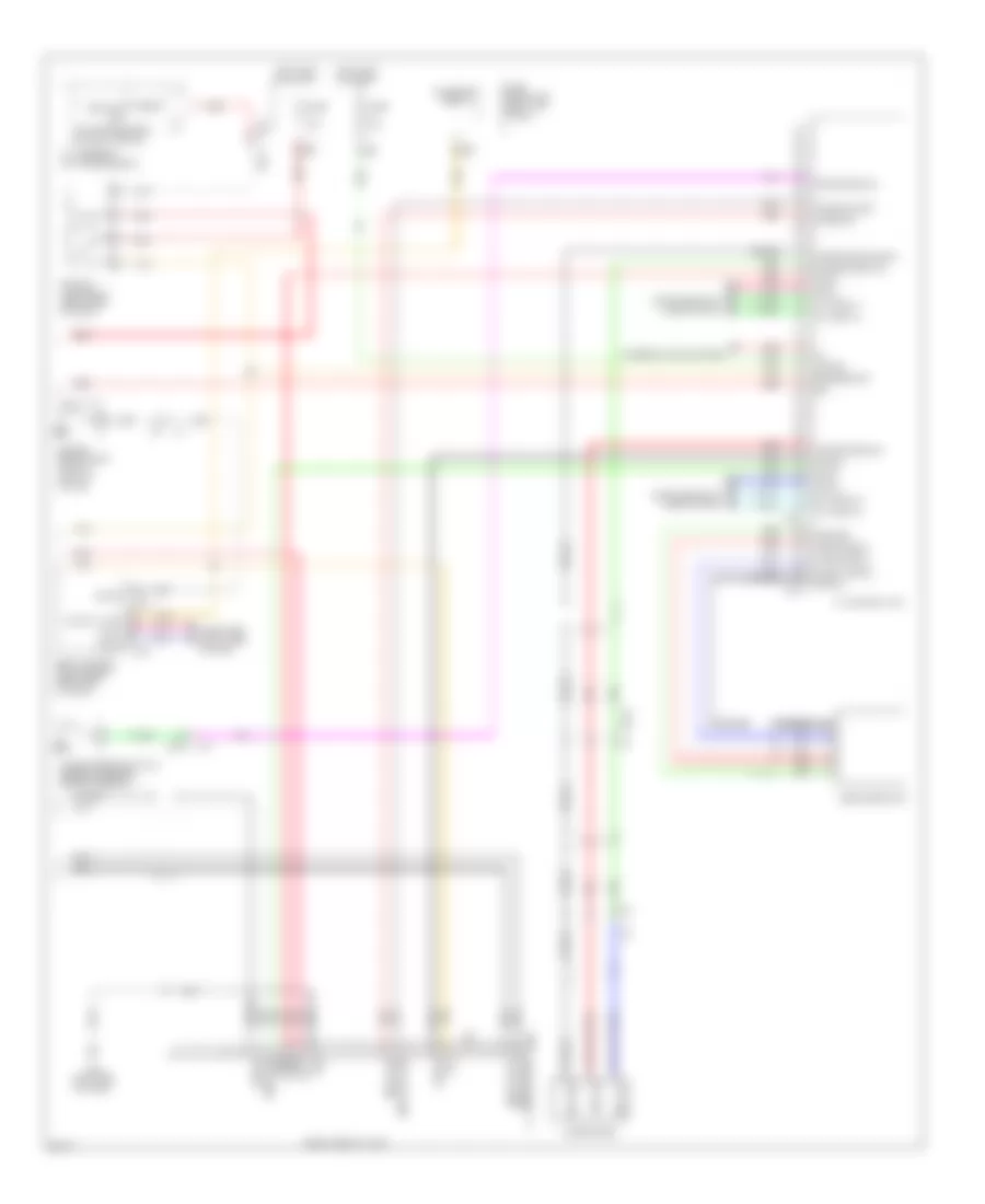 Navigation Wiring Diagram 6 of 6 for Infiniti QX70 2014
