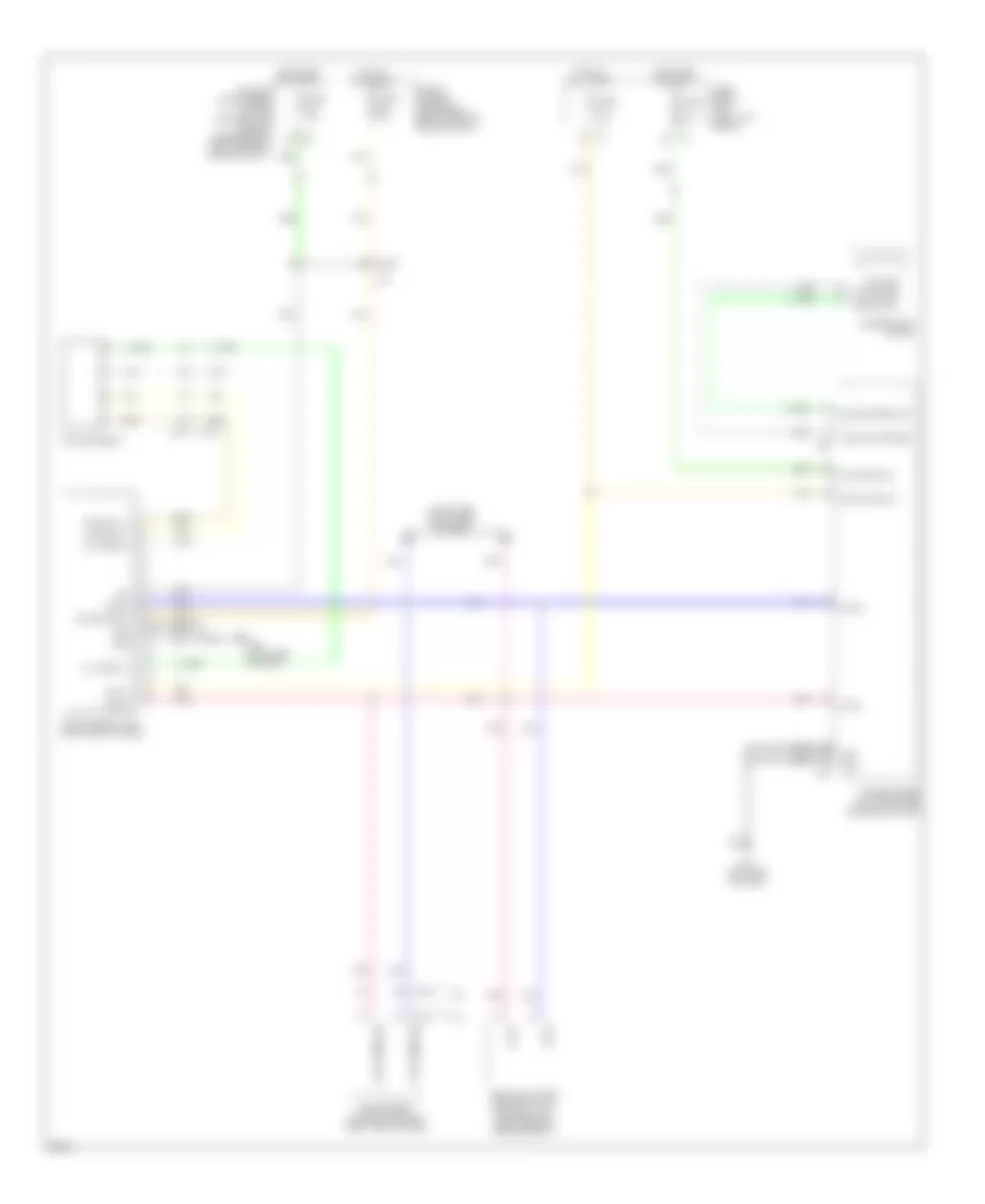AWD Wiring Diagram for Infiniti QX70 2014