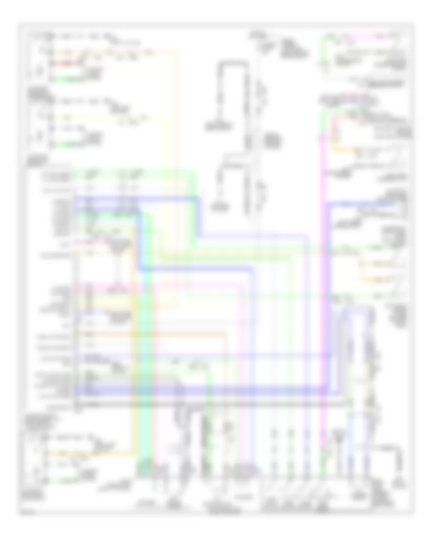 Automatic Back Door Wiring Diagram for Infiniti QX70 2014