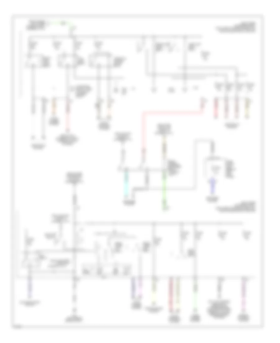 Power Distribution Wiring Diagram (3 of 3) for Infiniti M45 2010