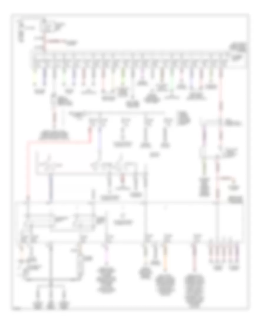 Power Distribution Wiring Diagram 1 of 2 for Infiniti I35 2002