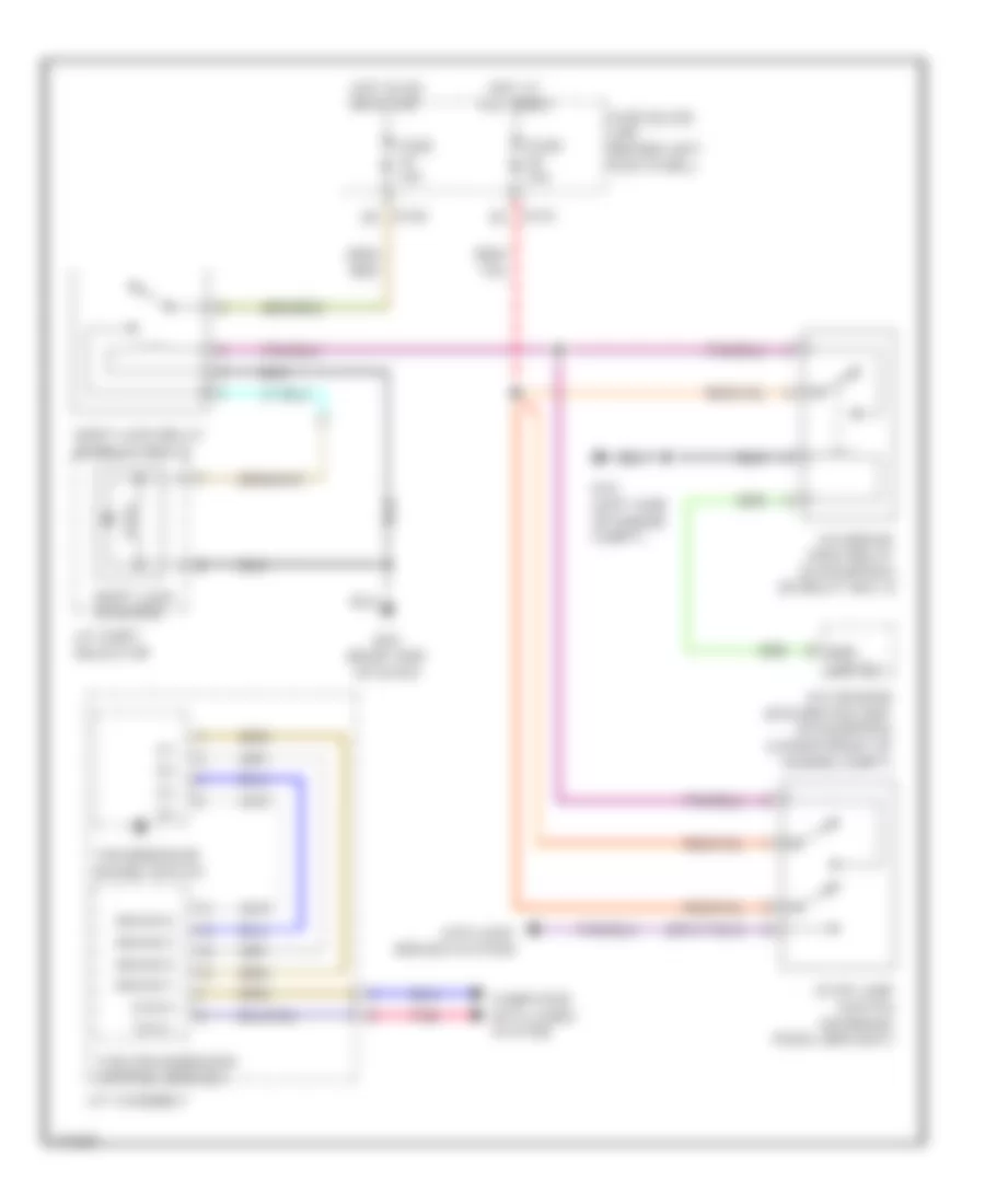 Shift Interlock Wiring Diagram for Infiniti M45 x 2010