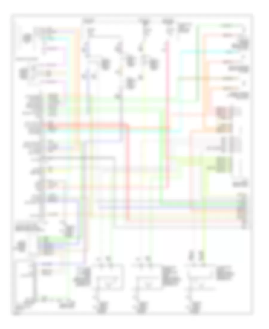 Automatic AC Wiring Diagram (1 of 2) for Infiniti Q45 2002