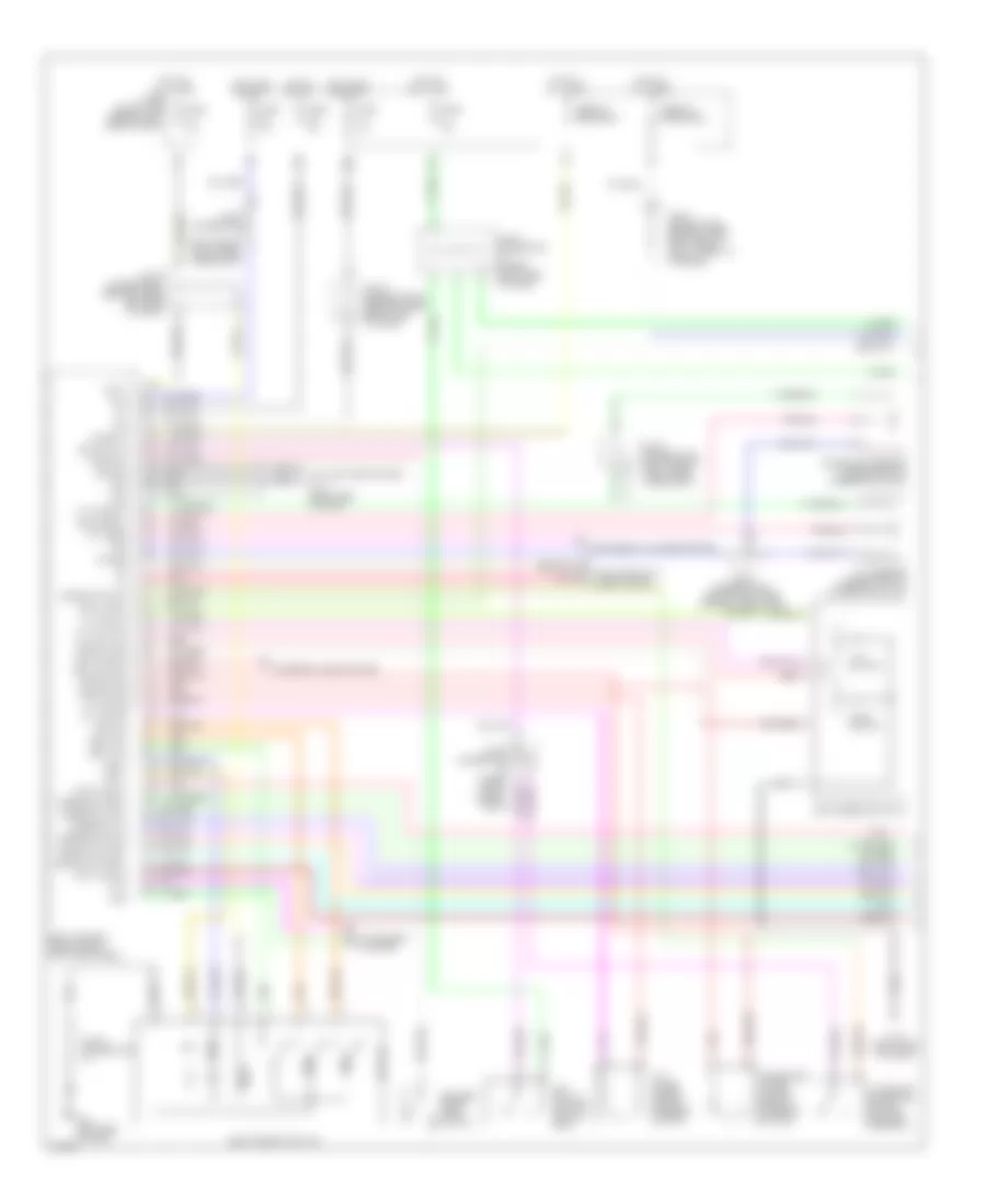 Memory System Wiring Diagrams 1 of 3 for Infiniti Q45 2002