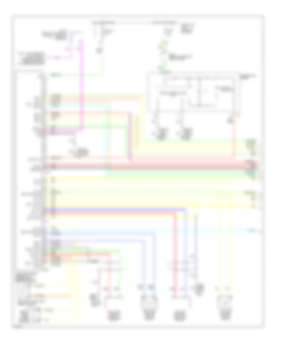 Supplemental Restraint Wiring Diagram 1 of 2 for Infiniti Q45 2002