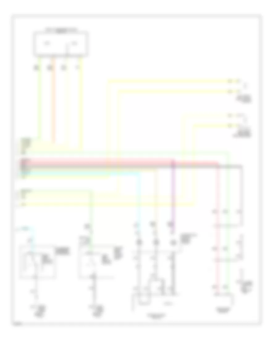 Supplemental Restraint Wiring Diagram 2 of 2 for Infiniti Q45 2002