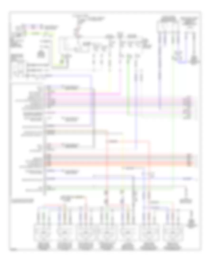 Automatic A C Wiring Diagram 1 of 2 for Infiniti QX80 2014