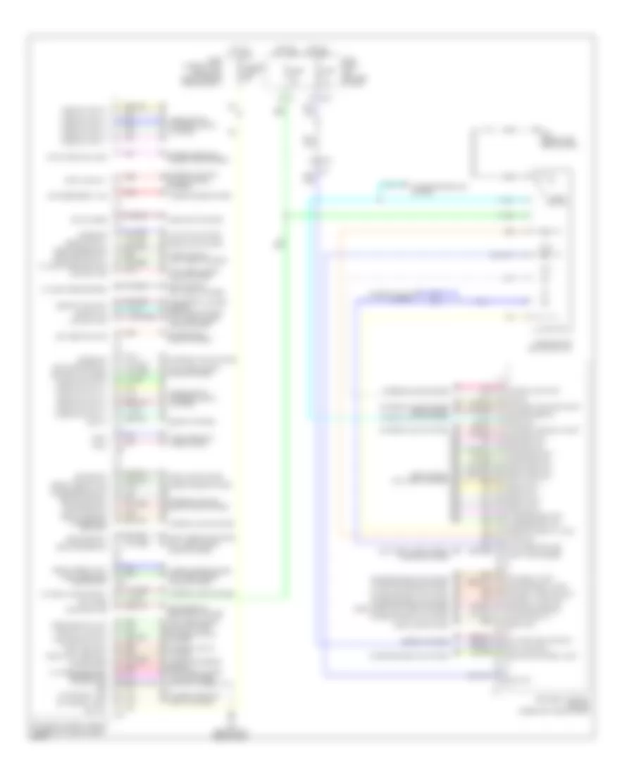 Body Control Modules Wiring Diagram for Infiniti QX80 2014