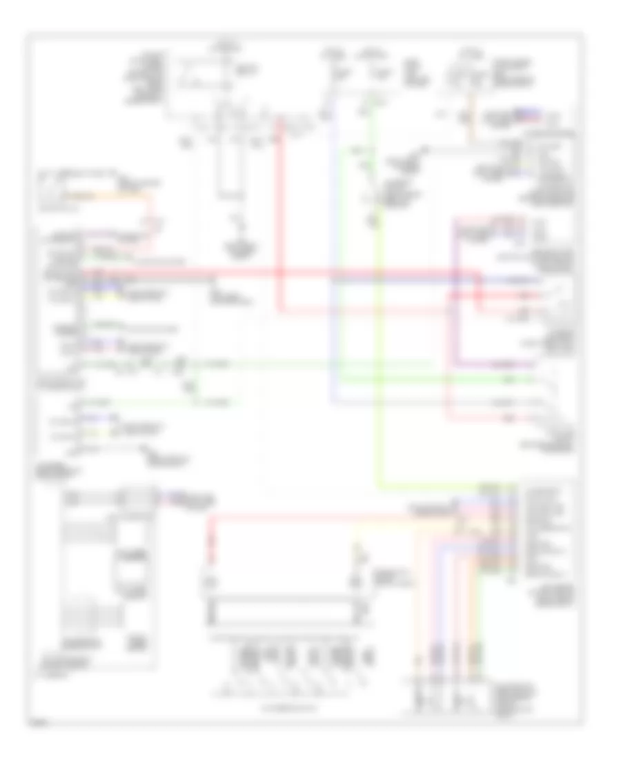 Intelligent Cruise Control Wiring Diagram for Infiniti QX80 2014