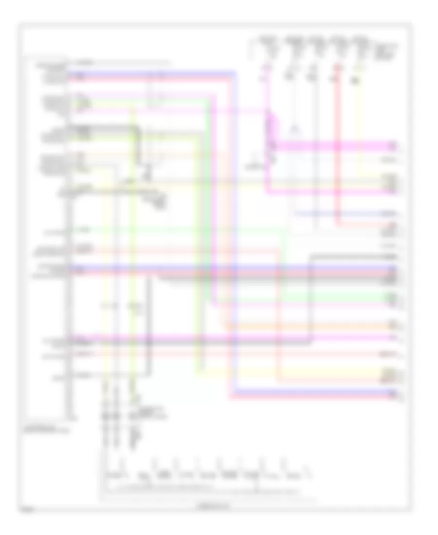 Navigation Wiring Diagram, 13 Speakers (1 of 9) for Infiniti QX80 2014