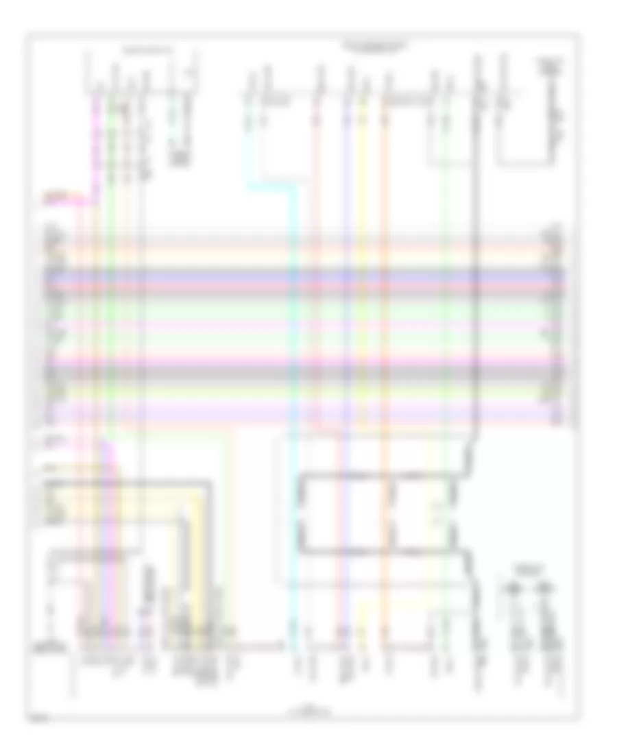 Navigation Wiring Diagram, 13 Speakers (4 of 9) for Infiniti QX80 2014