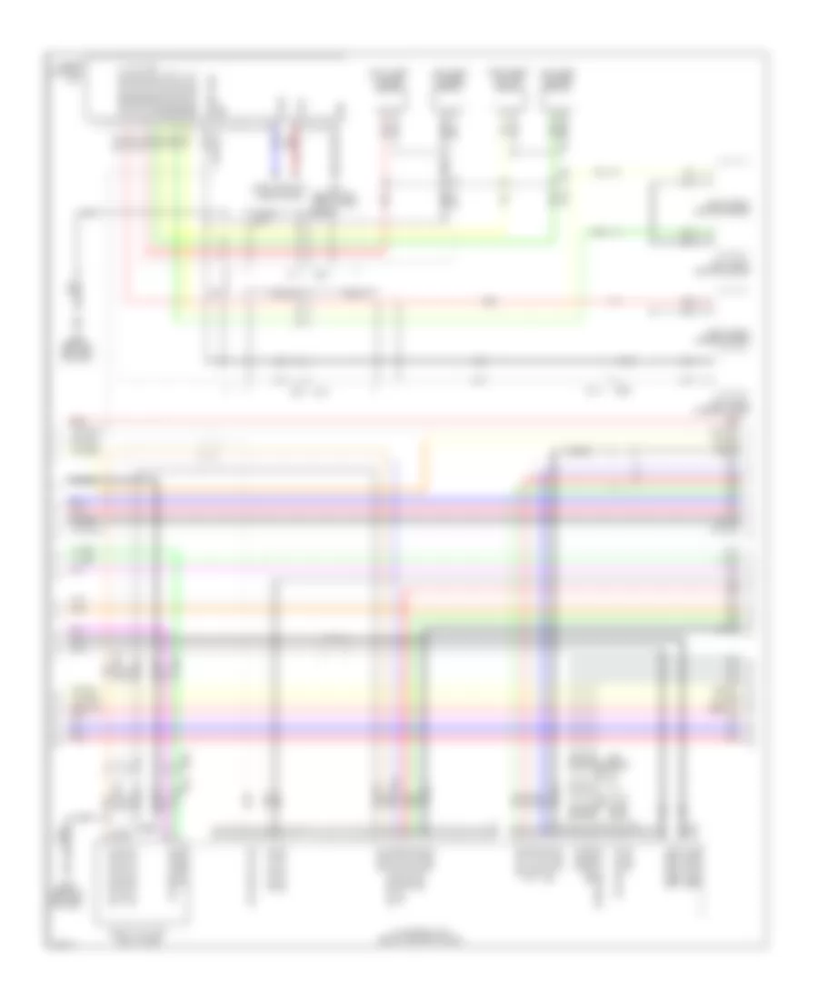Navigation Wiring Diagram, 13 Speakers (6 of 9) for Infiniti QX80 2014