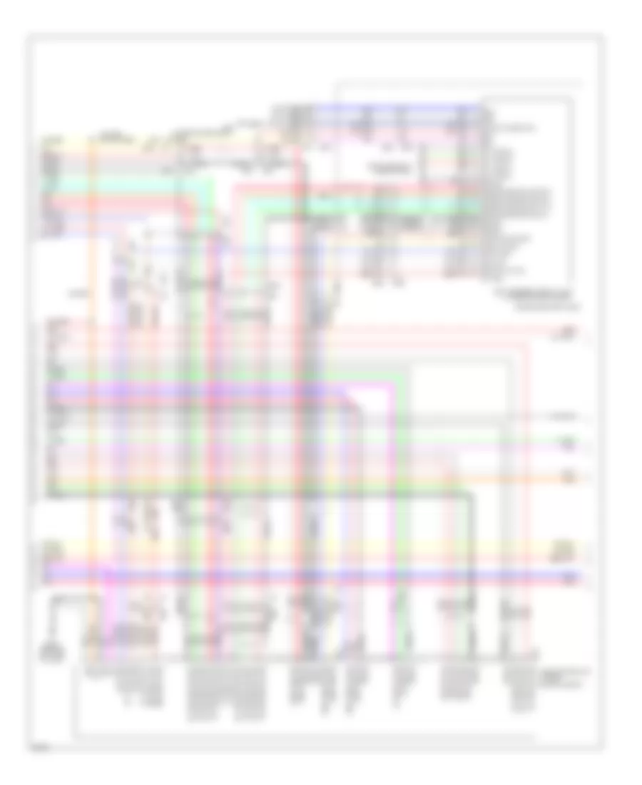 Navigation Wiring Diagram, 13 Speakers (8 of 9) for Infiniti QX80 2014