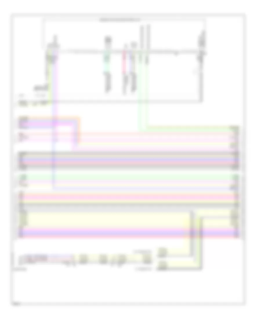 Navigation Wiring Diagram, 15 Speakers (3 of 10) for Infiniti QX80 2014