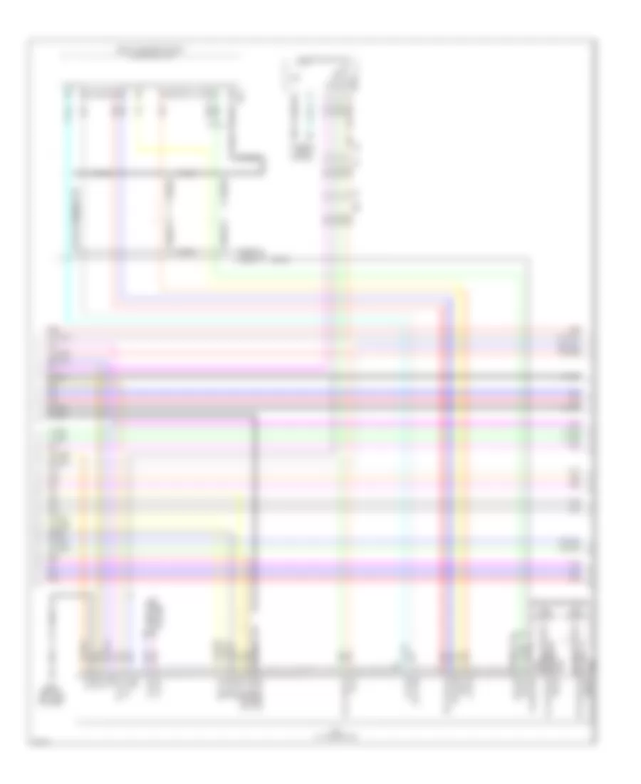Navigation Wiring Diagram, 15 Speakers (5 of 10) for Infiniti QX80 2014