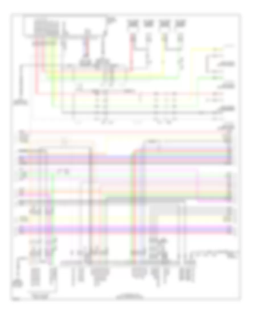 Navigation Wiring Diagram, 15 Speakers (6 of 10) for Infiniti QX80 2014