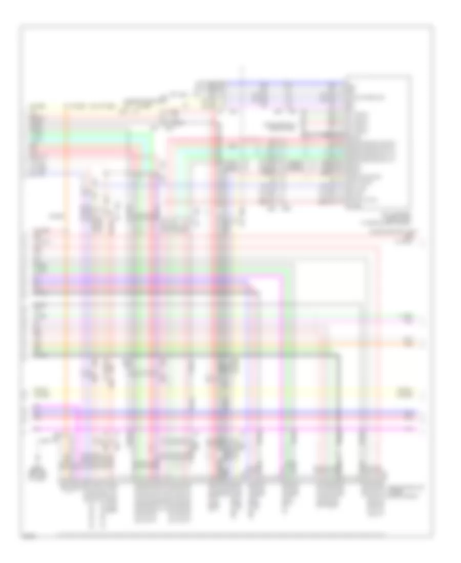 Navigation Wiring Diagram, 15 Speakers (8 of 10) for Infiniti QX80 2014