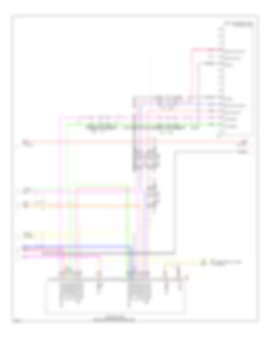 Navigation Wiring Diagram 15 Speakers 9 of 10 for Infiniti QX80 2014