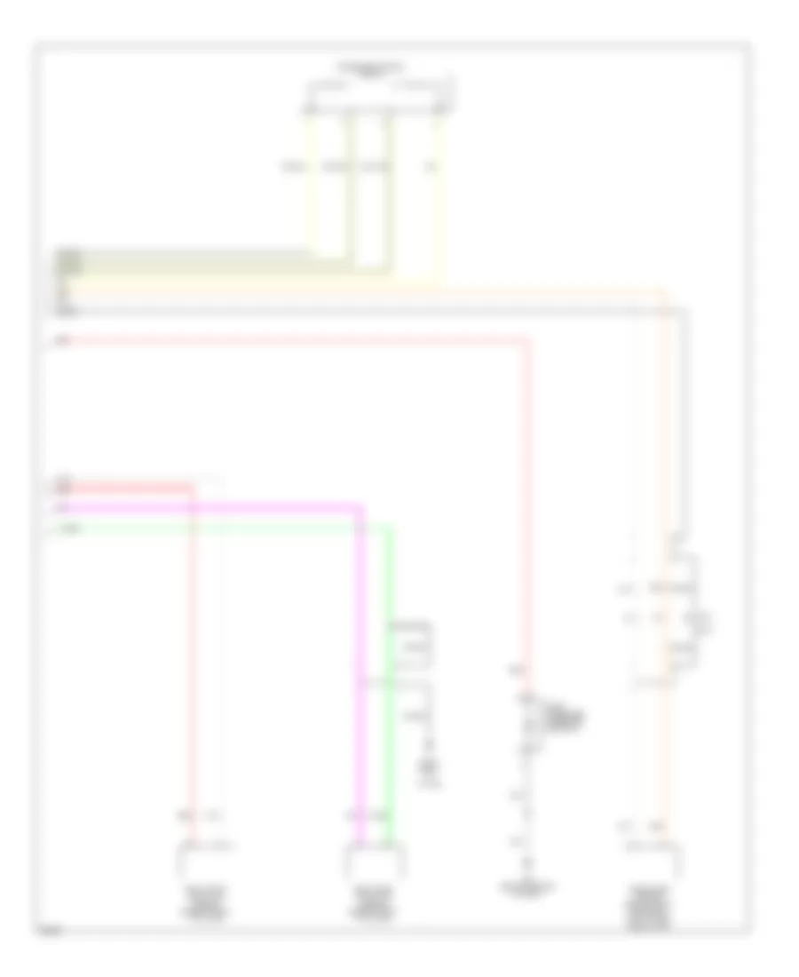 Supplemental Restraints Wiring Diagram 3 of 3 for Infiniti QX80 2014