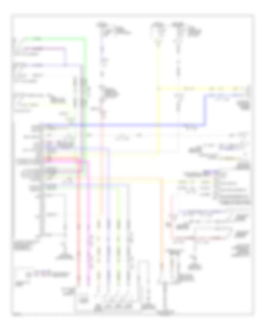 Automatic Back Door Wiring Diagram for Infiniti QX80 2014