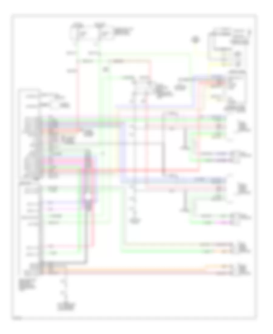 Radio Wiring Diagrams for Infiniti QX4 2002