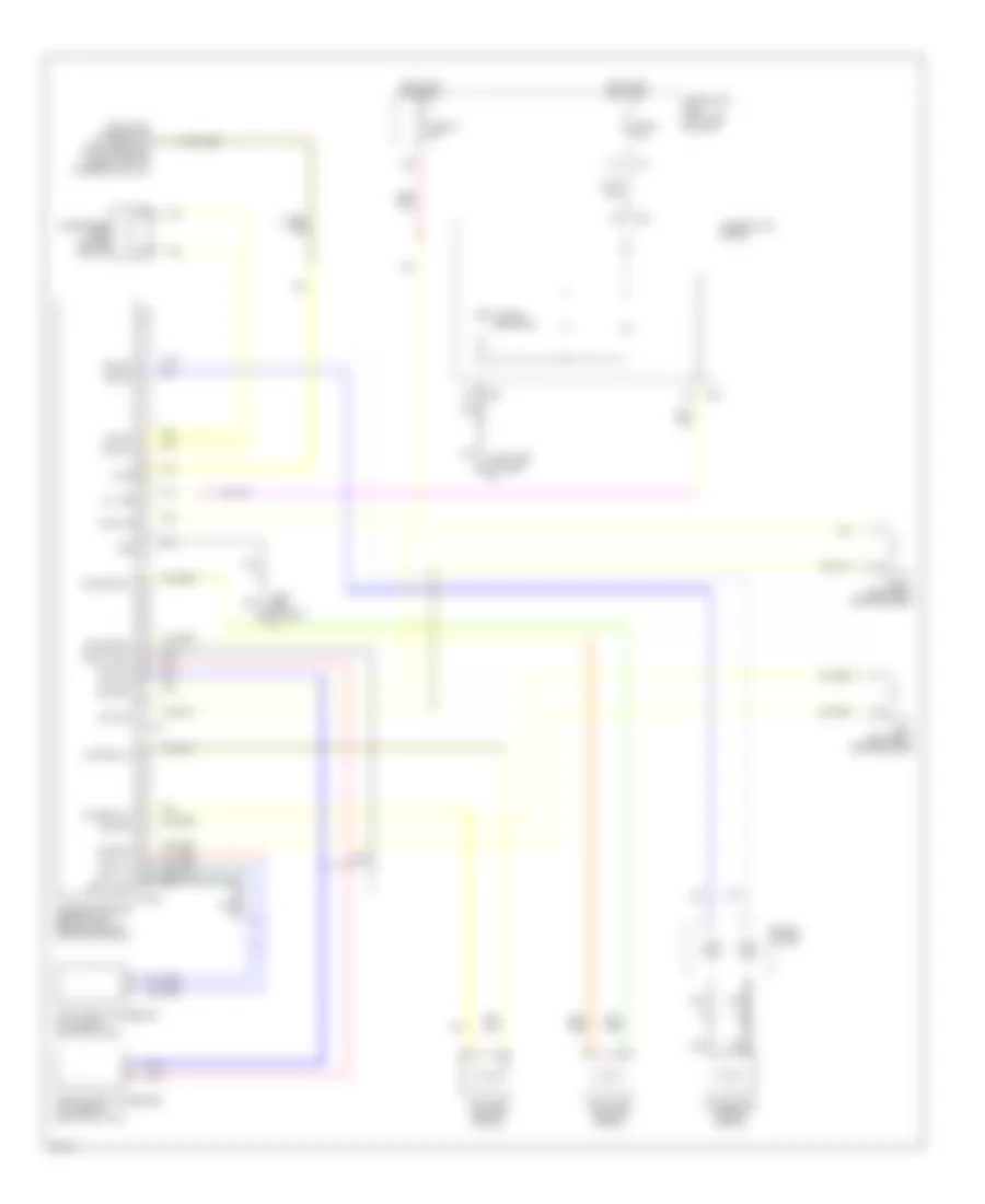 Supplemental Restraint Wiring Diagram for Infiniti QX4 2002