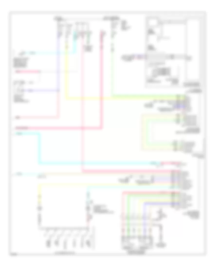 Intelligent Cruise Control Wiring Diagram 2 of 2 for Infiniti EX35 2011