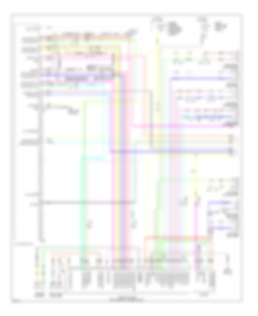 Navigation Wiring Diagram 1 of 5 for Infiniti EX35 2011
