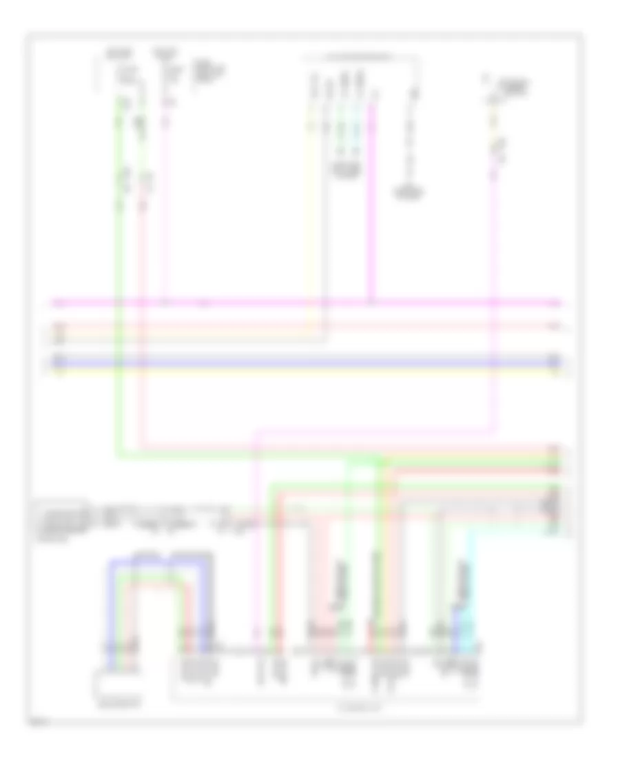 Navigation Wiring Diagram (2 of 5) for Infiniti EX35 2011