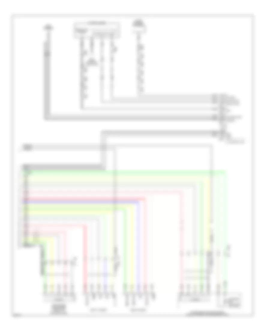 Navigation Wiring Diagram 5 of 5 for Infiniti EX35 2011