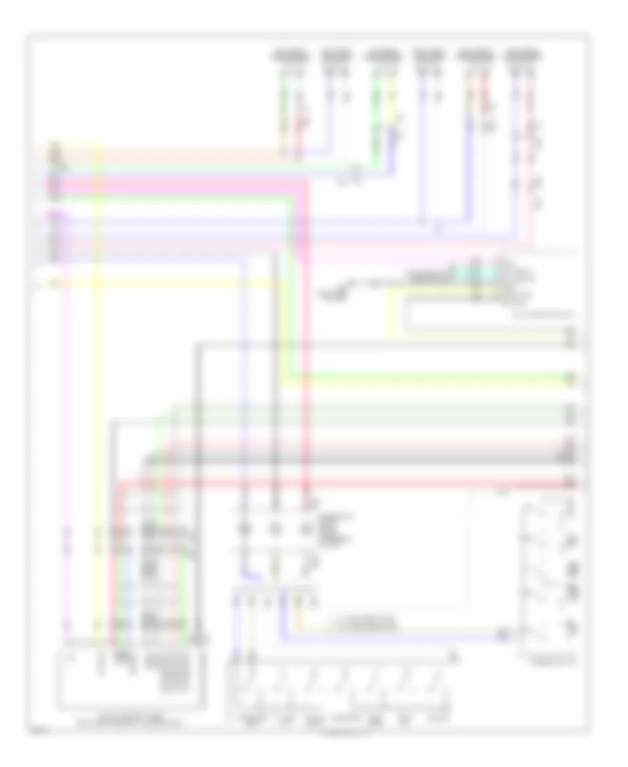 Radio Wiring Diagram Base 2 of 3 for Infiniti EX35 2011