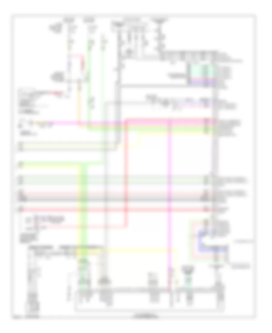 Radio Wiring Diagram, Base (3 of 3) for Infiniti EX35 2011