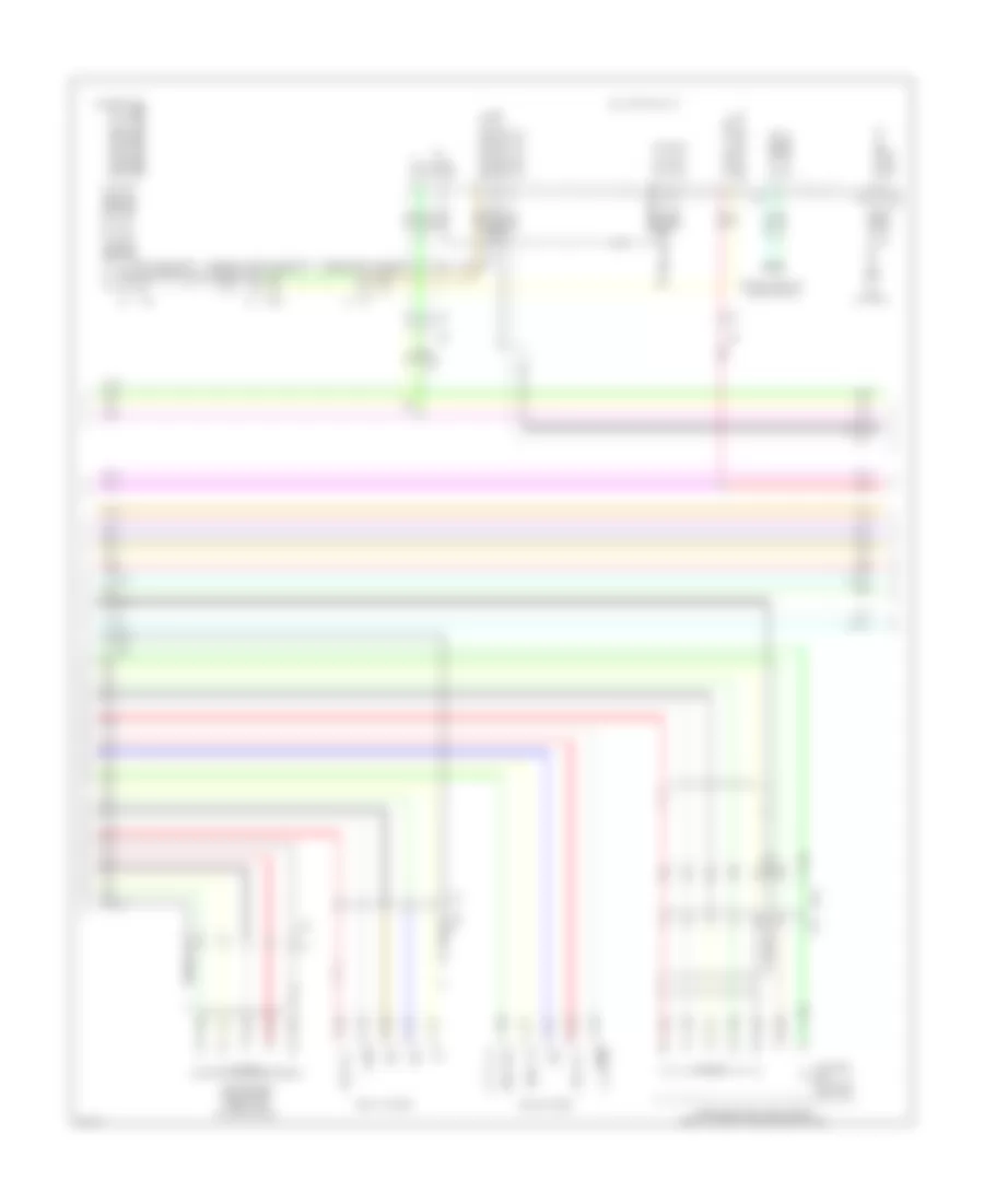 Radio Wiring Diagram Bose without Navigation 4 of 5 for Infiniti EX35 2011