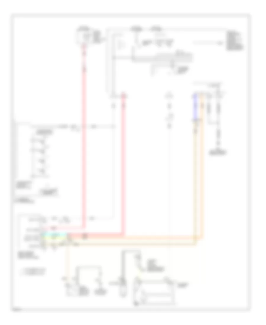 Starting Wiring Diagram for Infiniti EX35 2011
