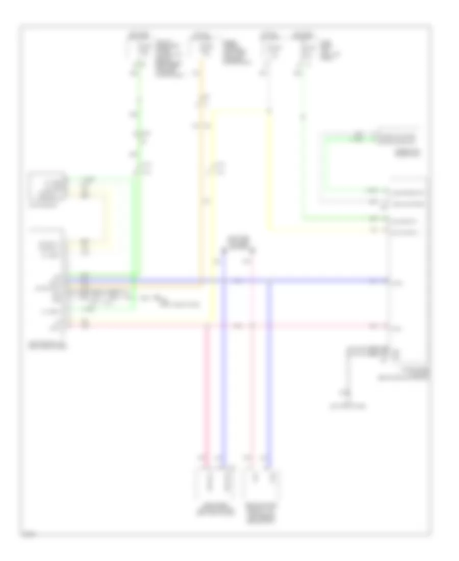 AWD Wiring Diagram for Infiniti EX35 2011