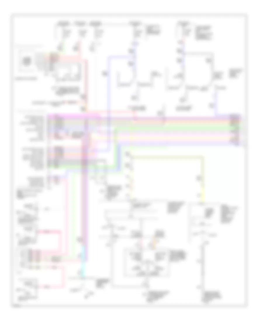 Courtesy Lamps Wiring Diagram 1 of 2 for Infiniti FX35 2003