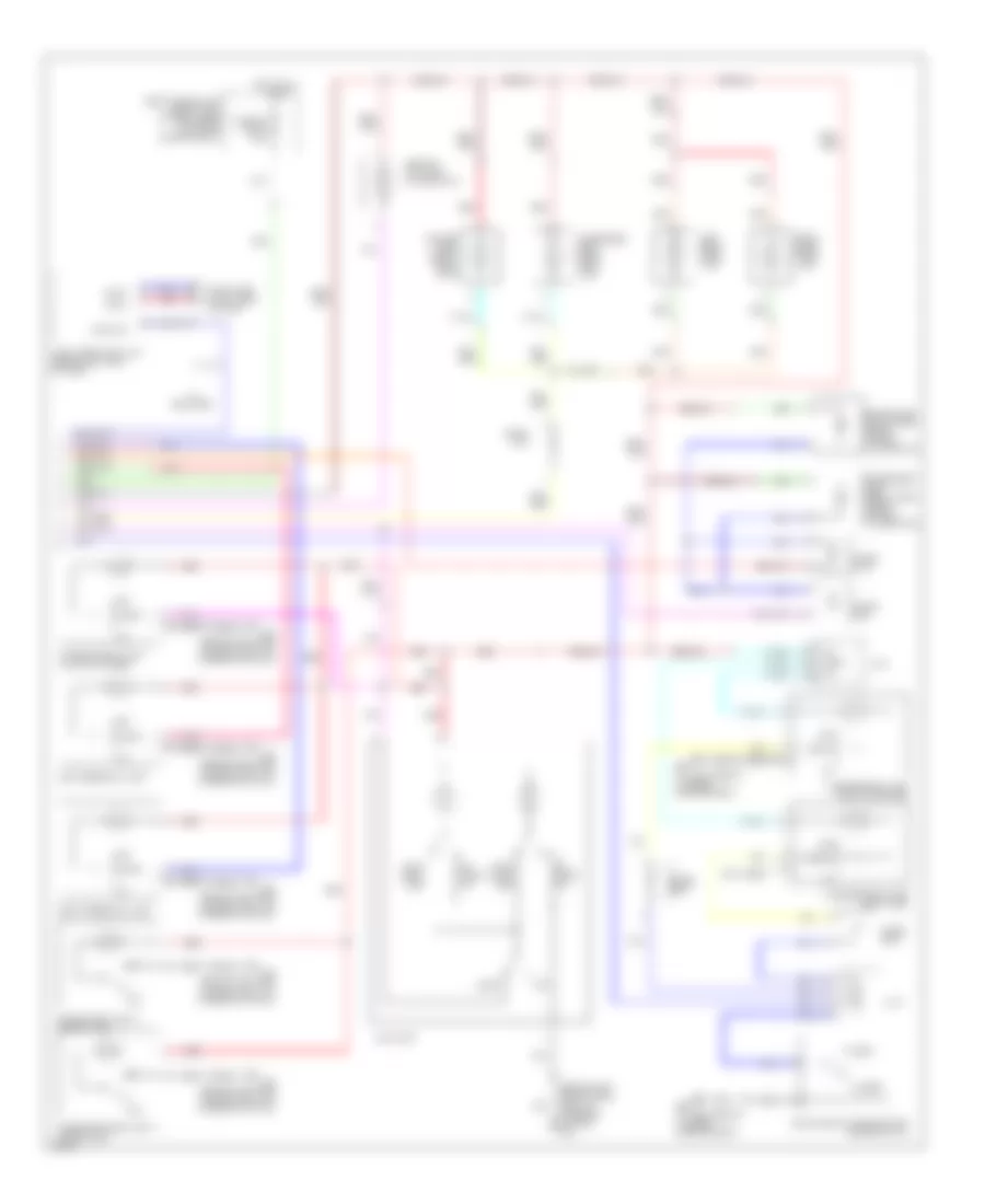 Courtesy Lamps Wiring Diagram 2 of 2 for Infiniti FX35 2003