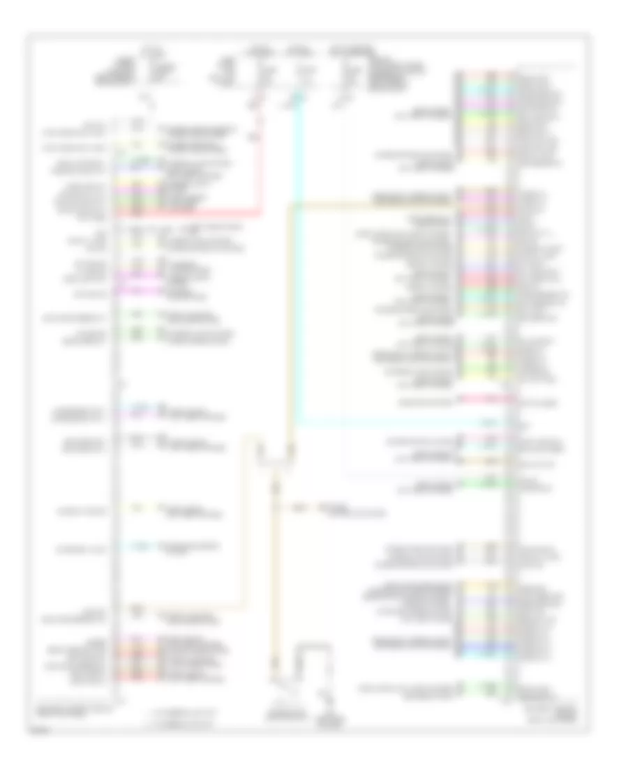 Body Control Modules Wiring Diagram for Infiniti EX35 Journey 2011