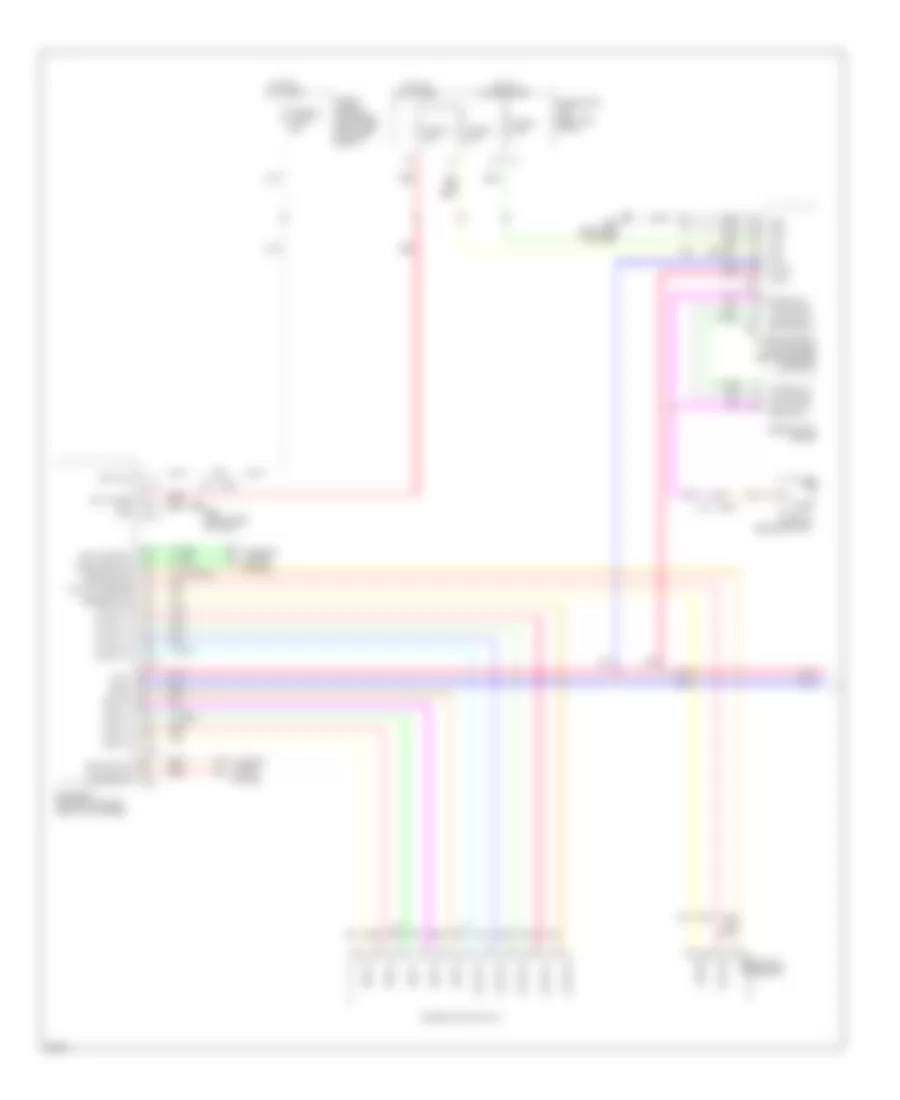 Headlamps Wiring Diagram (1 of 2) for Infiniti EX35 Journey 2011