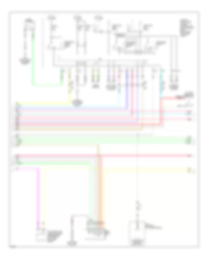 Power Door Locks Wiring Diagram 3 of 4 for Infiniti EX35 Journey 2011