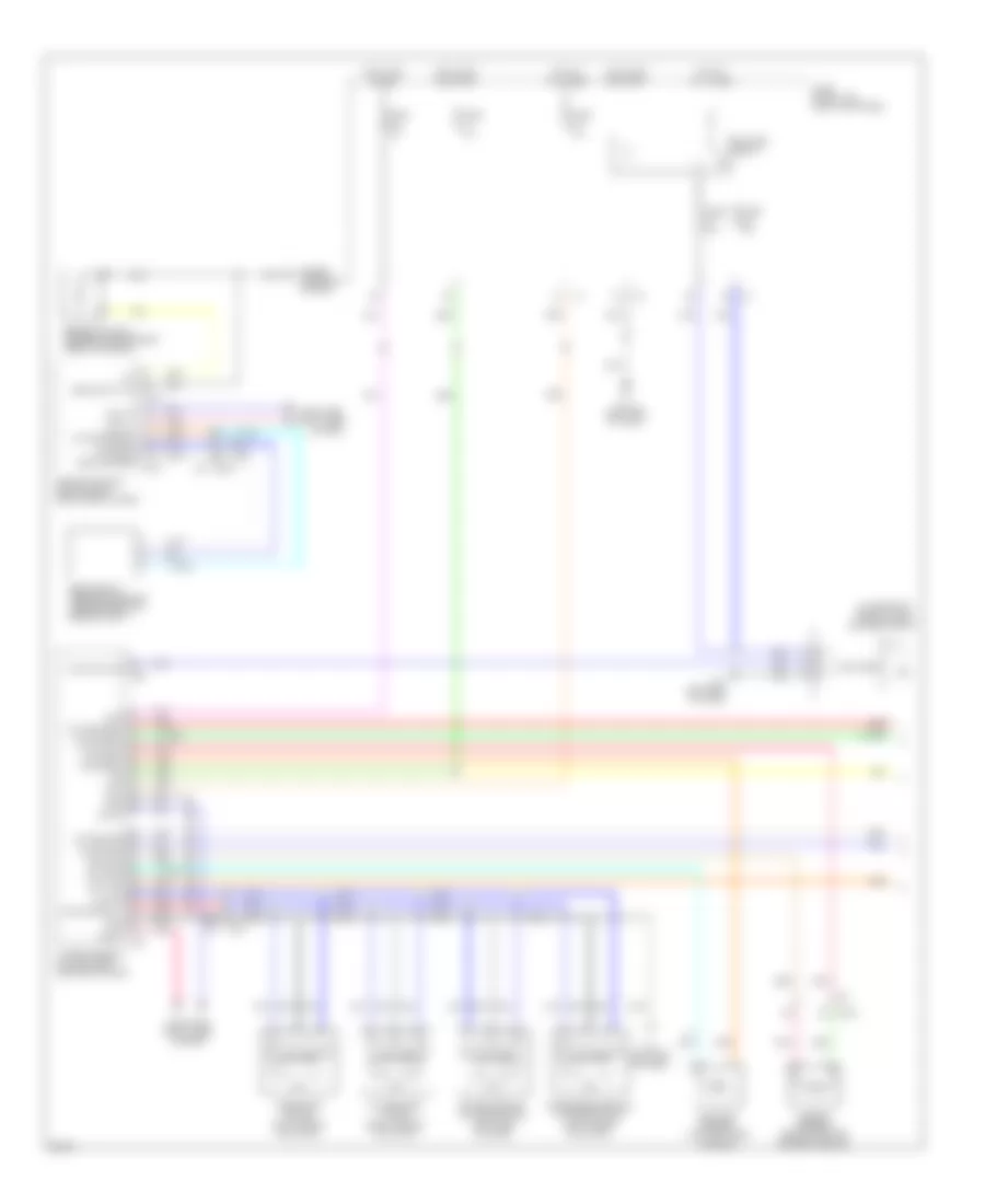 Automatic A C Wiring Diagram 1 of 2 for Infiniti FX35 2011