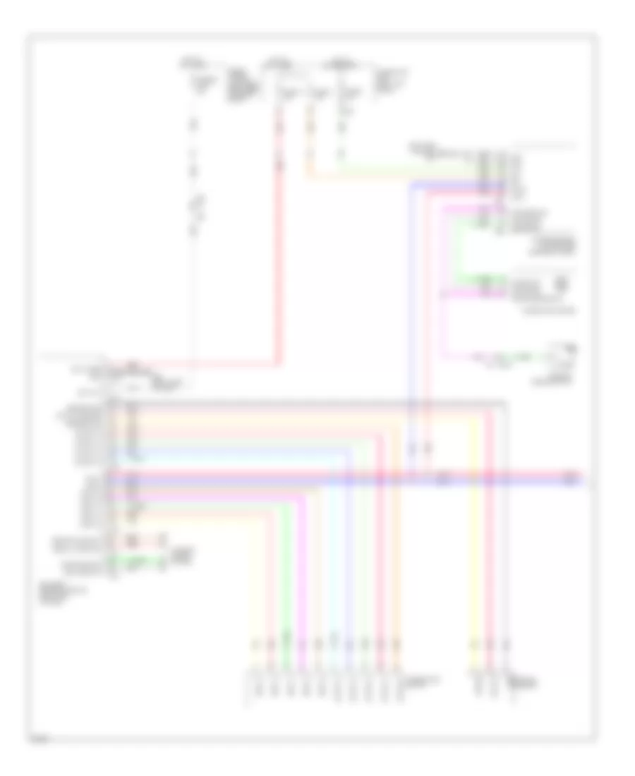 Headlamps Wiring Diagram (1 of 2) for Infiniti FX35 2011