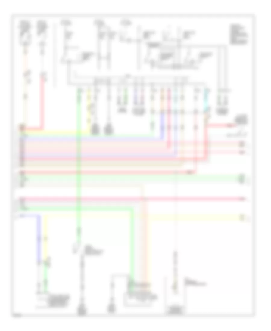 Power Door Locks Wiring Diagram (3 of 4) for Infiniti FX35 2011