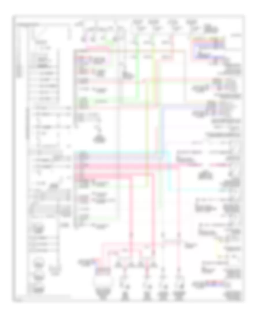 Instrument Cluster Wiring Diagram for Infiniti G35 2003