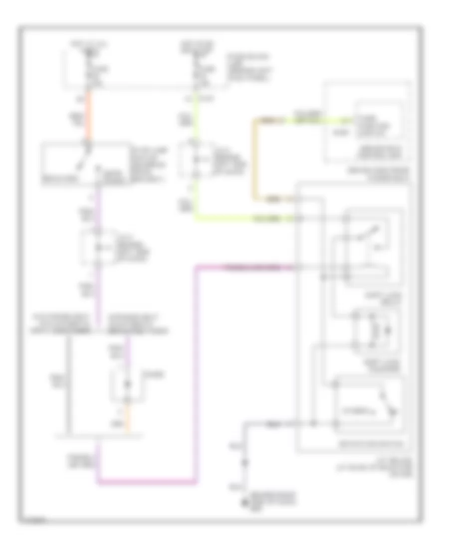 Shift Interlock Wiring Diagram Early Production for Infiniti G35 2003
